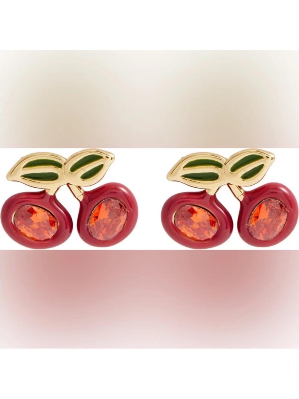 Coach Cherry Stud Earrings - Picture 6 of 6